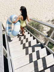MegaBlingOrbs - Inflatable Swim Rings【Retro Striped】