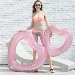 MegaBlingOrbs - Inflatable Swim Rings【Love Heart】