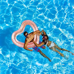 MegaBlingOrbs - Inflatable Swim Rings【Love Heart】