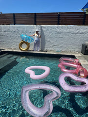 MegaBlingOrbs - Inflatable Swim Rings【Love Heart】