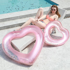 MegaBlingOrbs - Inflatable Swim Rings【Love Heart】