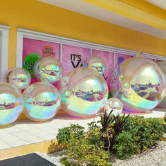 MegaBlingOrbs - Inflatable Mirror Balls 【Recommended Decoration Set/3-6pcs】